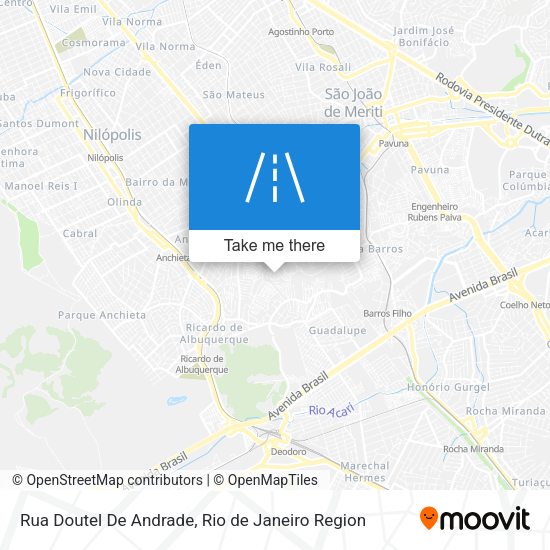Rua Doutel De Andrade map