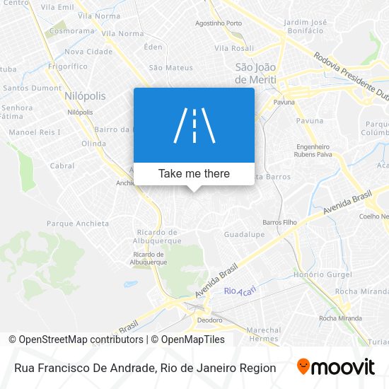 Rua Francisco De Andrade map
