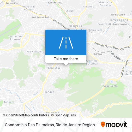 Mapa Condomínio Das Palmeiras