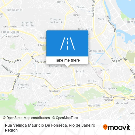 Rua Velinda Maurício Da Fonseca map