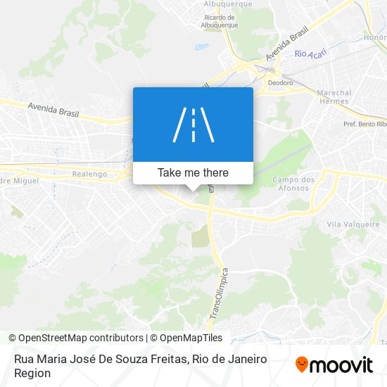 Mapa Rua Maria José De Souza Freitas