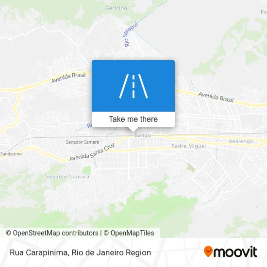 Rua Carapinima map