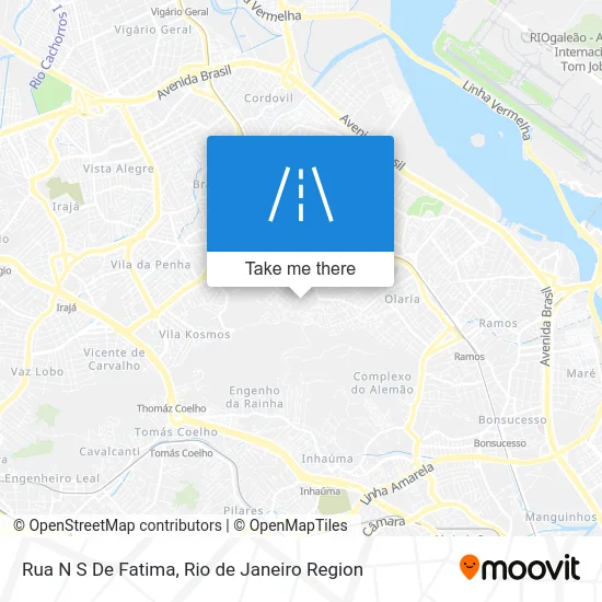 Rua N S De Fatima map