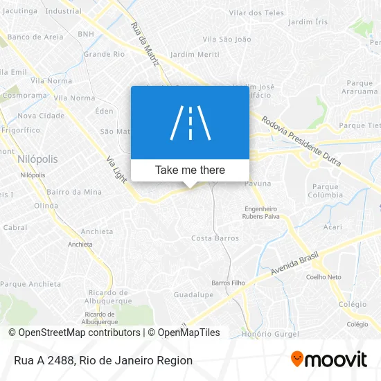 Rua A 2488 map