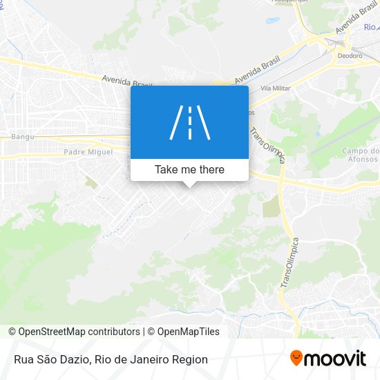 Rua São Dazio map