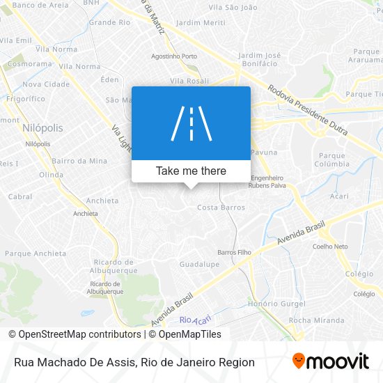 Rua Machado De Assis map
