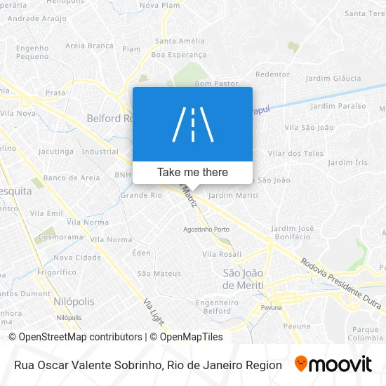 Rua Oscar Valente Sobrinho map