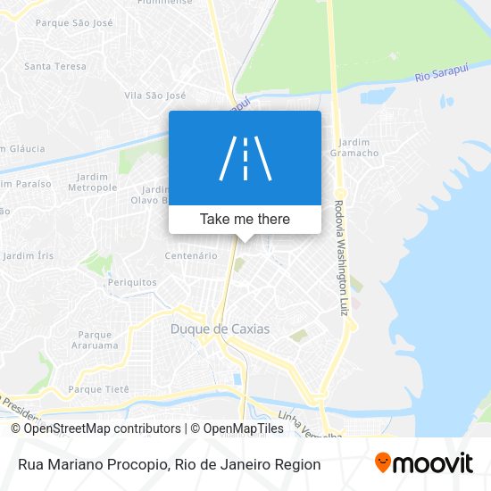 Rua Mariano Procopio map