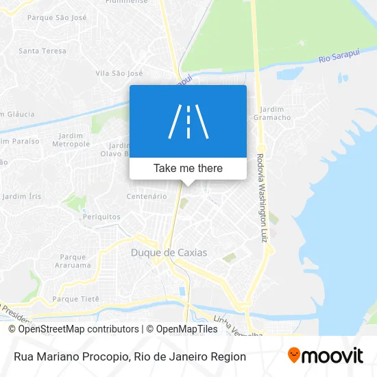 Rua Mariano Procopio map