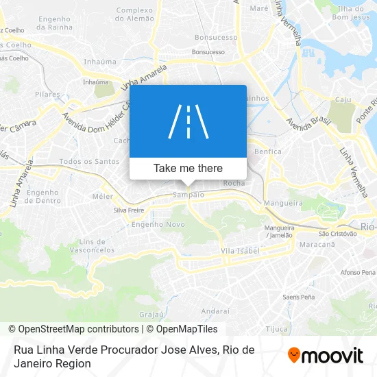 Rua Linha Verde Procurador Jose Alves map