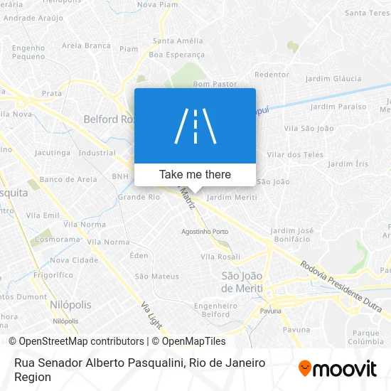 Rua Senador Alberto Pasqualini map
