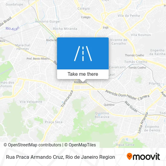 Rua Praca Armando Cruz map