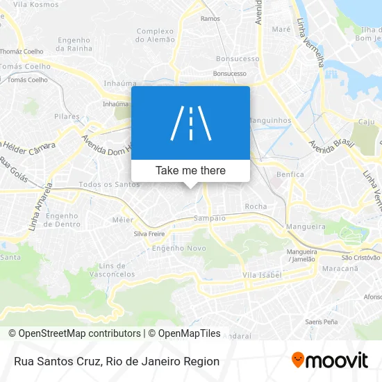 Rua Santos Cruz map