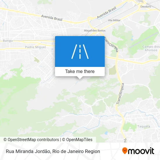 Rua Miranda Jordão map