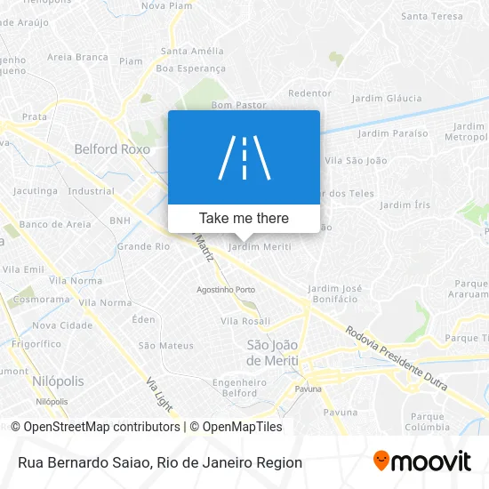 Rua Bernardo Saiao map