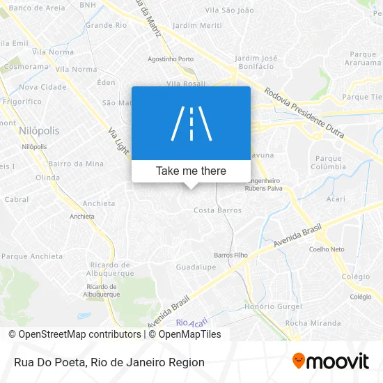 Rua Do Poeta map