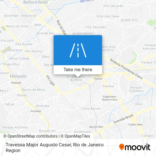Travessa Major Augusto Cesar map