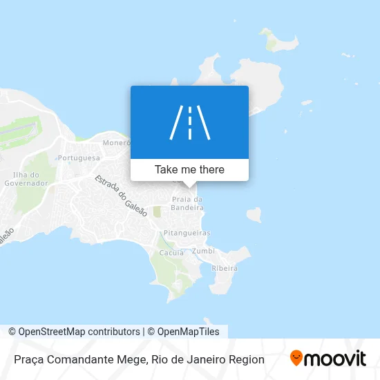 Praça Comandante Mege map