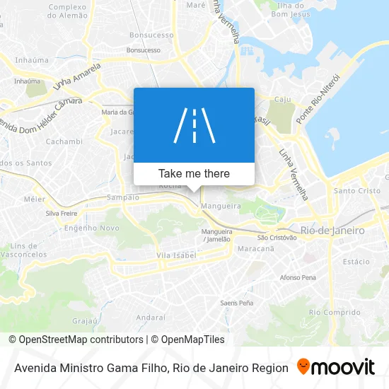 Avenida Ministro Gama Filho map