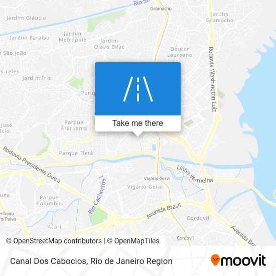 Canal Dos Cabocios map