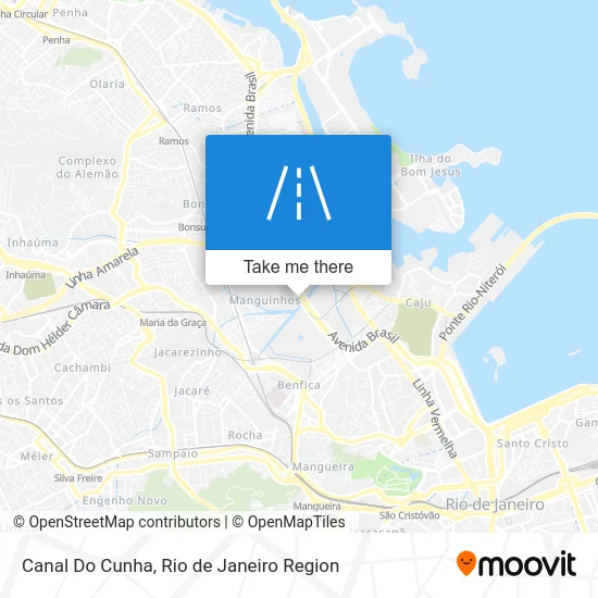Canal Do Cunha map