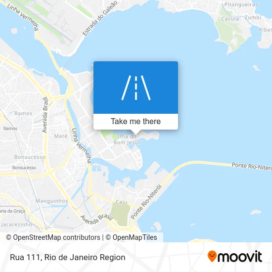Rua 111 map