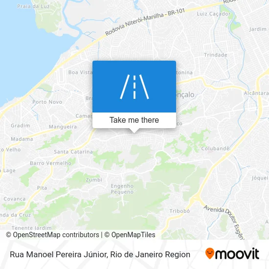 Rua Manoel Pereira Júnior map