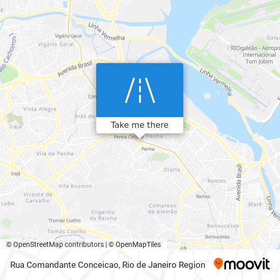 Mapa Rua Comandante Conceicao