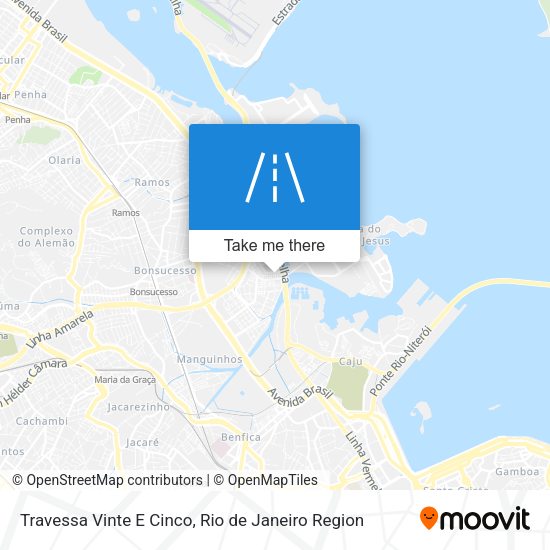 Travessa Vinte E Cinco map