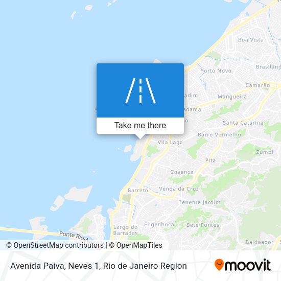 Avenida Paiva, Neves 1 map