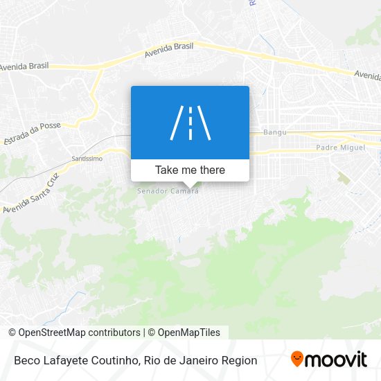 Beco Lafayete Coutinho map