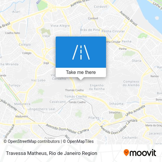 Travessa Matheus map