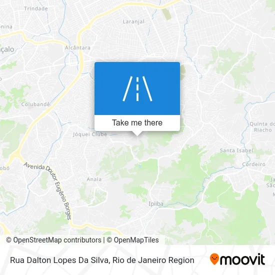 Rua Dalton Lopes Da Silva map
