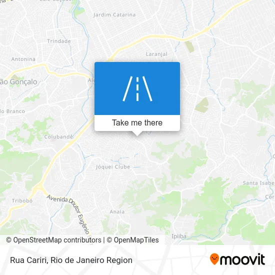 Rua Cariri map