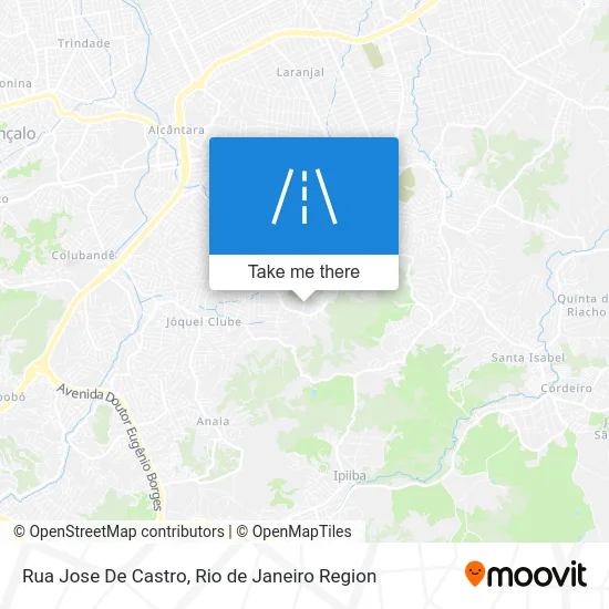 Rua Jose De Castro map