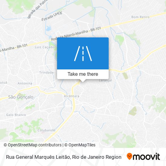 Mapa Rua General Marquês Leitão