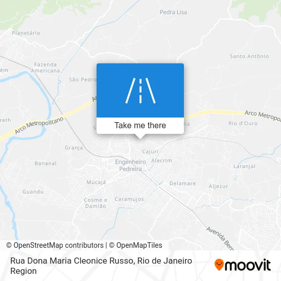 Rua Dona Maria Cleonice Russo map