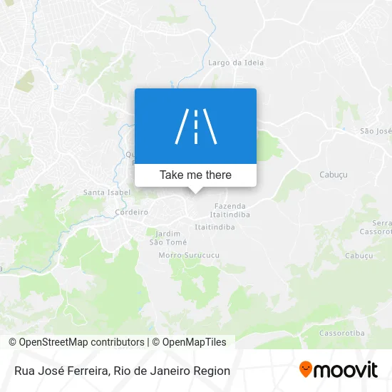Rua José Ferreira map