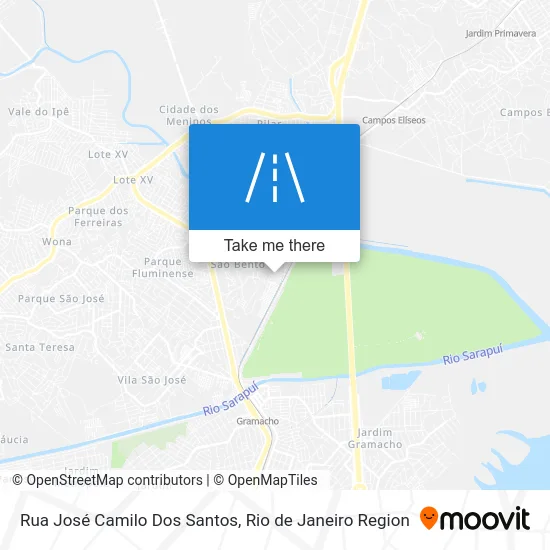 Rua José Camilo Dos Santos map