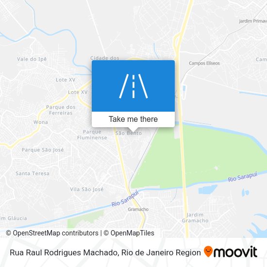 Rua Raul Rodrigues Machado map