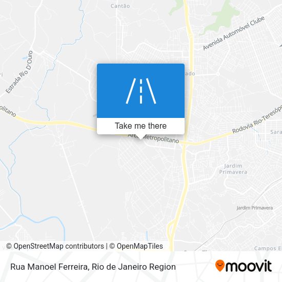 Rua Manoel Ferreira map