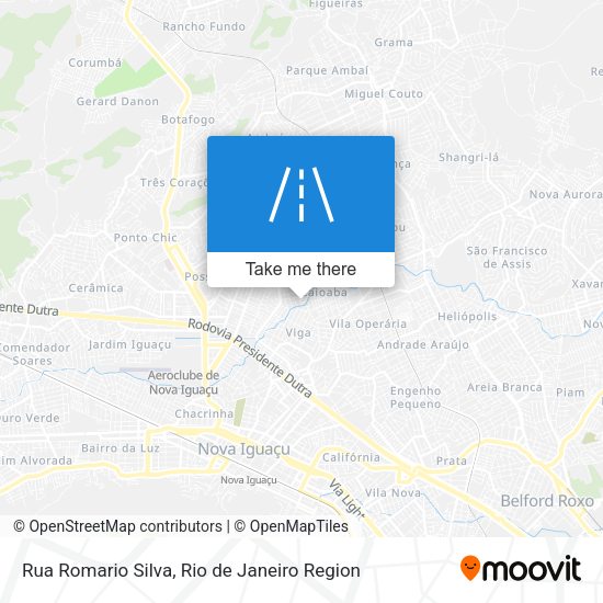 Rua Romario Silva map