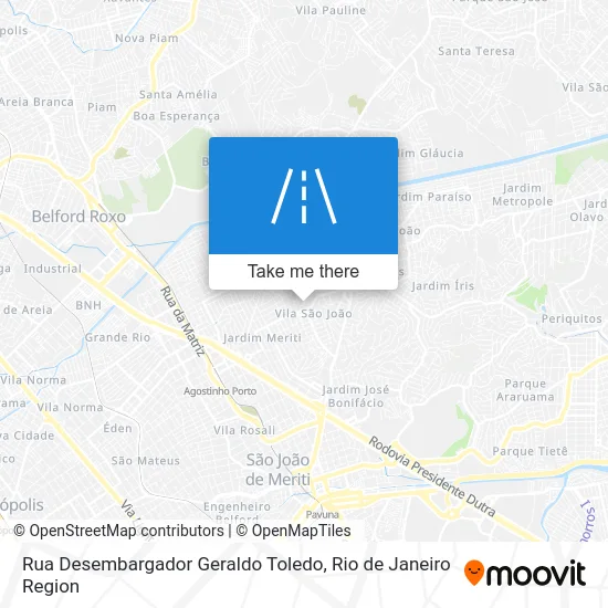 Rua Desembargador Geraldo Toledo map