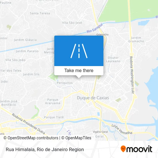 Rua Himalaia map