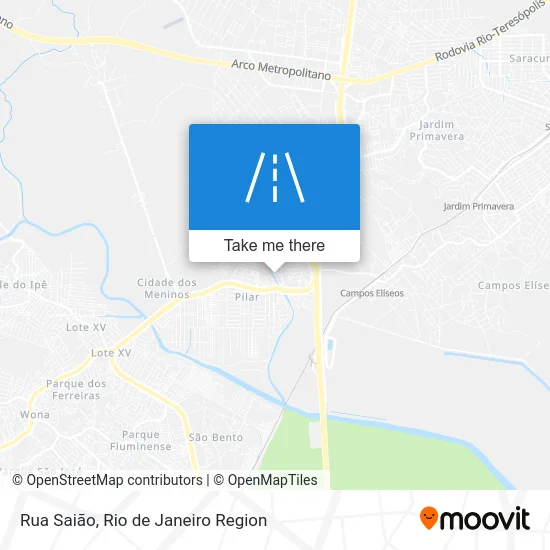 Rua Saião map