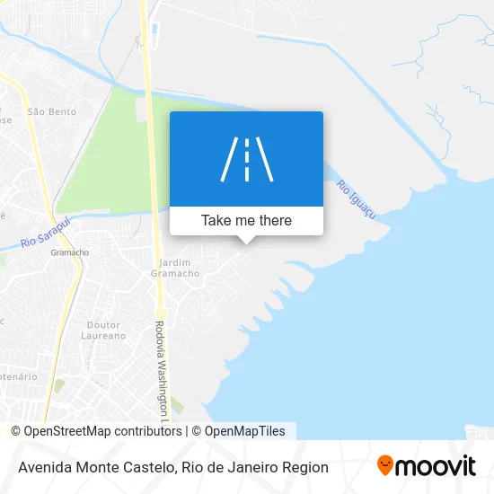 Avenida Monte Castelo map