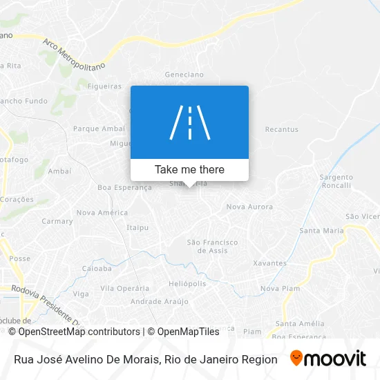 Rua José Avelino De Morais map