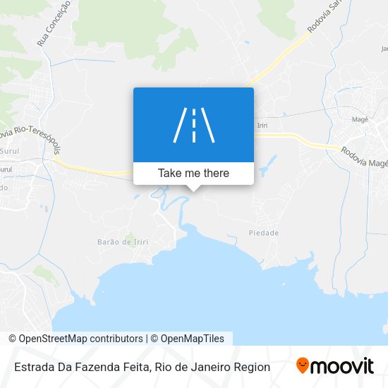 Estrada Da Fazenda Feita map