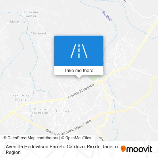 Avenida Hedevilson Barreto Cardozo map
