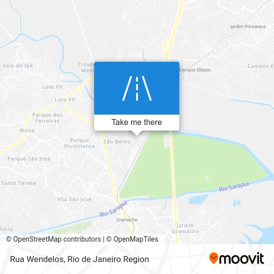 Rua Wendelos map